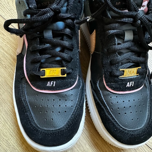 Nike AirForce1 black & pink size 7 - Picture 7 of 7